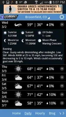 Fox31 - CW2 Pinpoint Weather android App screenshot 3